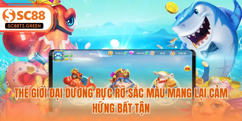 Thế giới đại dương rực rỡ sắc màu mang lại cảm hứng bất tận